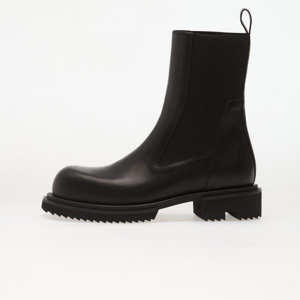 Tenisky Rick Owens Leather Boots - Beatle Gabe Black EUR 12