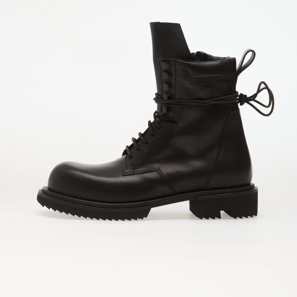 Tenisky Rick Owens Leather Boots - Low Army Gabe Black EUR 9