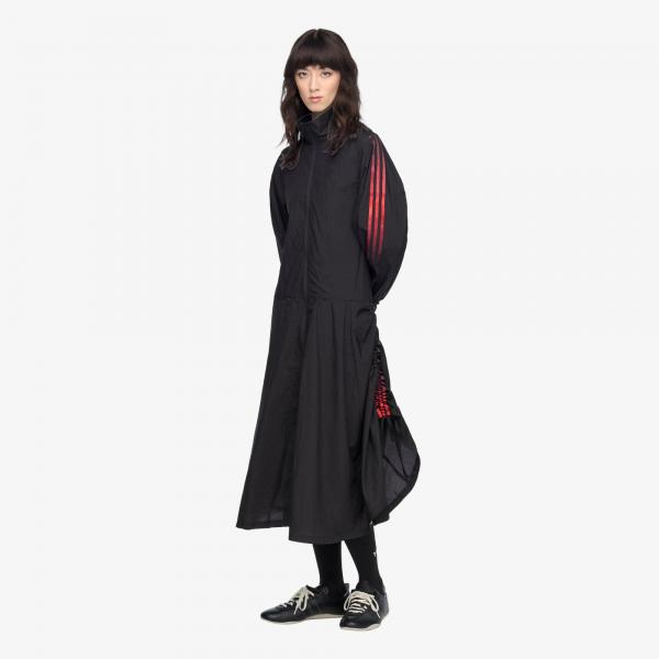 Šaty Y-3 Gradient 3 Stripes Nylon Track Dress Black S