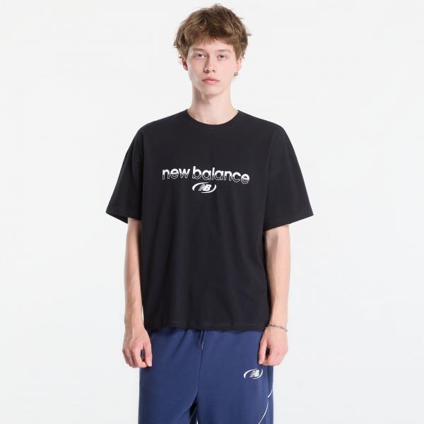 Tričko New Balance Trackside T-Shirt Black M