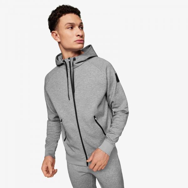 Mikina On Zipped Hoodie Grey M