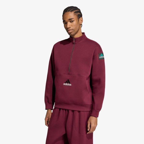 Mikina adidas Equipment Spacer Half-zip Maroon S
