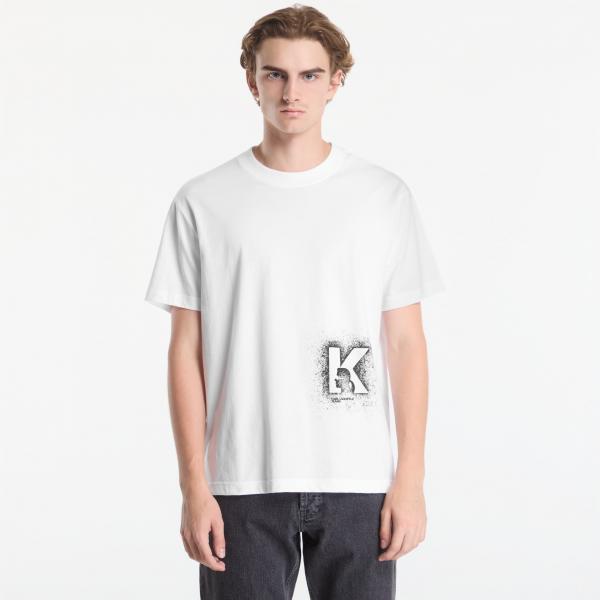 Tričko Karl Lagerfeld Jeans Reg K Logo Tee White M