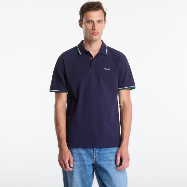 Tričko Queens Men's Polo Tee Navy XXL