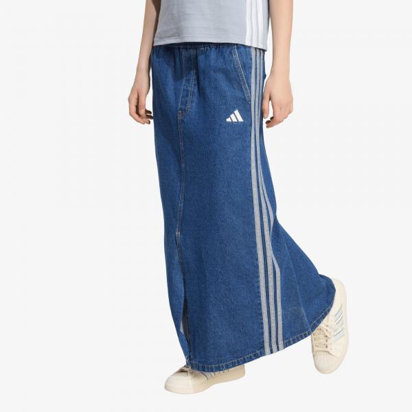 Sukně adidas Stadium Washed Denim Loose Fit Skirt Preloved Ink M