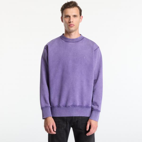 Mikina Études Studio National Crew Accent Sweatshirt Purple M