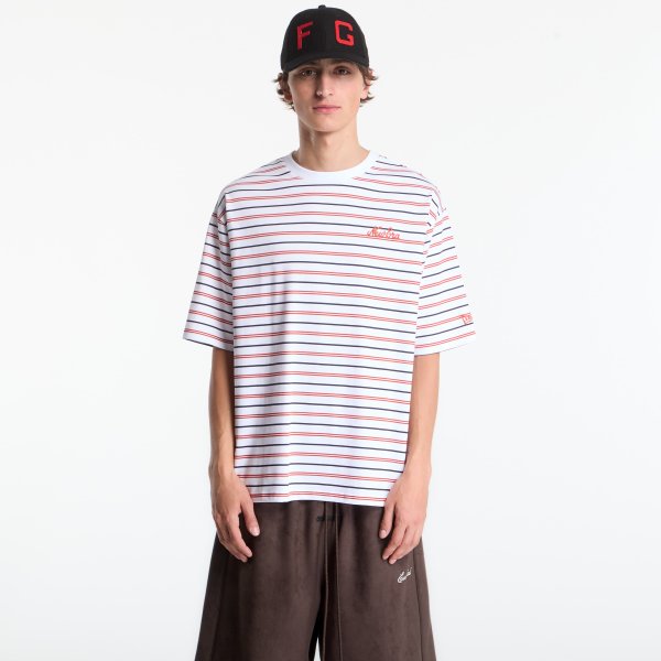 Tričko New Era Stripe OS Tee UNISEX White L