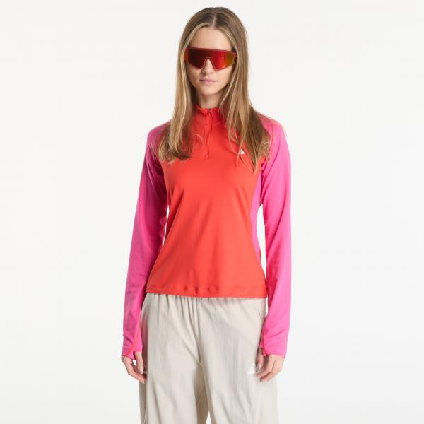 Tričko Nike ACG "Wildsee" Women's Dri-FIT 1/4-Zip Long-Sleeve Hiking Top Lt Crimson/ Desert Pink/ Summit White XS