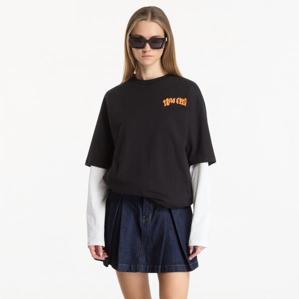 Tričko New Era Food Character Graphic OS Tee UNISEX Black M