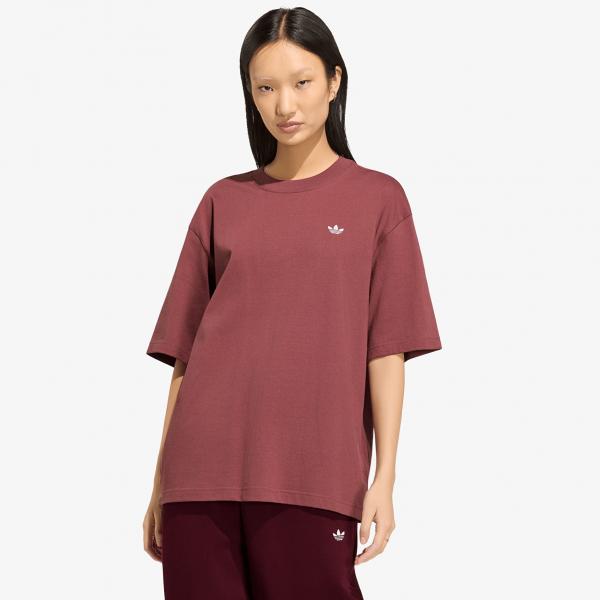 Tričko adidas Essentials Boyfriend T-shirt Quiet Crimson XL