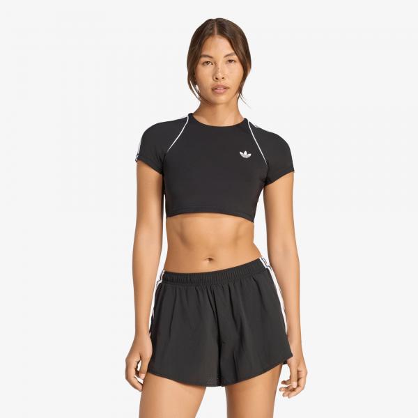 Podprsenka adidas Originals Sport Superstar Bra Tee Black L