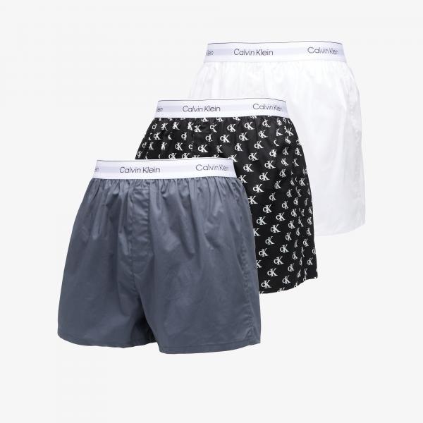 Boxerky Calvin Klein Boxer Slim 3-Pack Grey XL