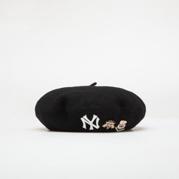 Klobouk New Era Beret New York Yankees Black Universal