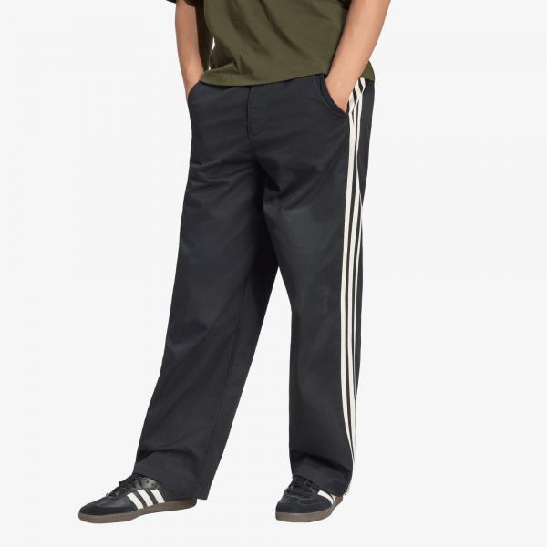 Kalhoty adidas 3 Stripes Pleated Trousers Black 30