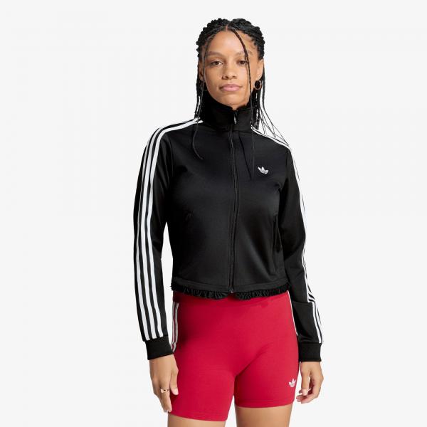 Mikina adidas Pleated Firebird Track Top Black XS