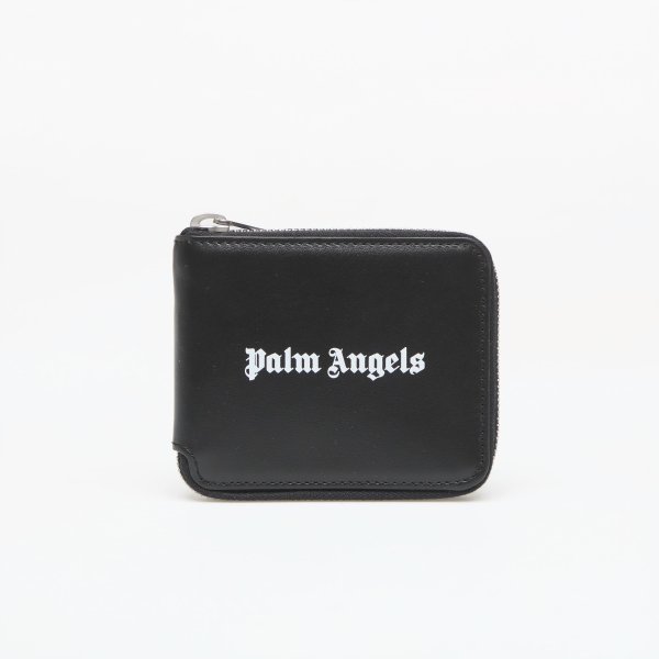 Peněženka Palm Angels Classic Logo Zip Around Black/ Off White Universal