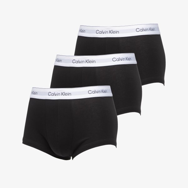 Trenky Calvin Klein Low Rise Trunk 3-Pack Black L