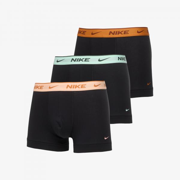 Boxerky Nike Essential Cotton Stretch Trunk 3-Pack Grey L