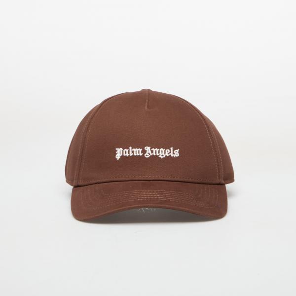 Kšiltovka Palm Angels Classic Logo Cap Brown/ Off White Universal