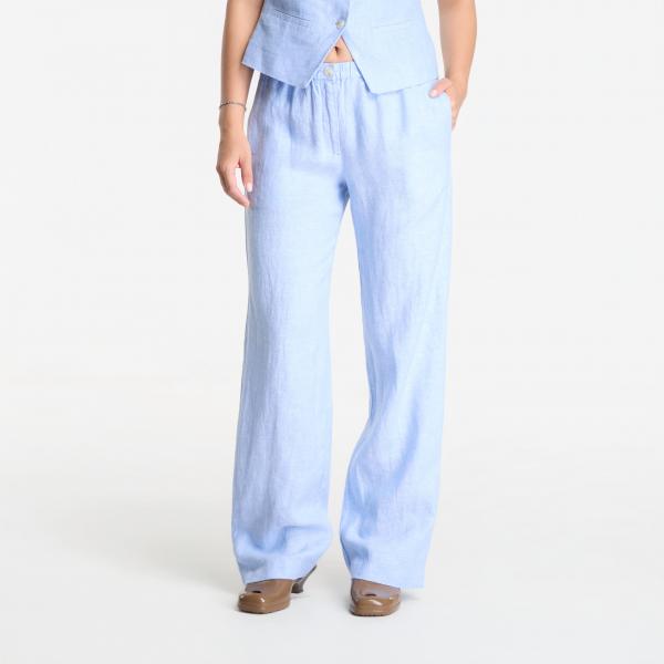 Kalhoty Samsøe Samsøe Satoves Trousers 14329 Bel Air Blue Mel. XS