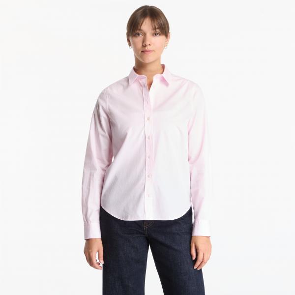 Košile Gant Reg Classic Poplin Shirt Light Pink 34