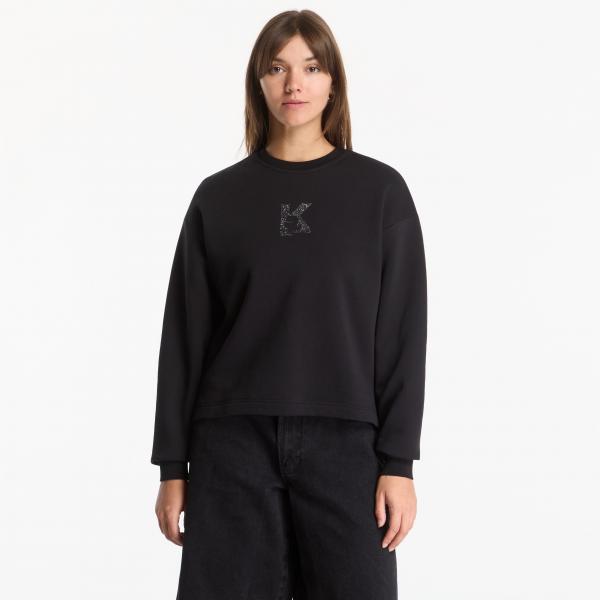 Mikina Karl Lagerfeld Jeans Reg K Logo Sweat Black S