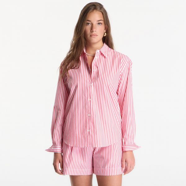 Košile MC2 Saint Barth Meredith Shirt Cotton SB Stripes V M