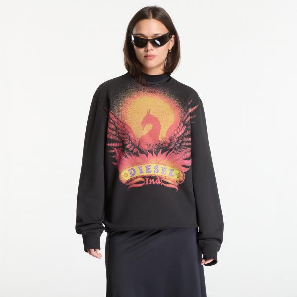Mikina Diesel S-Ginn-Aa2 Sweat-Shirt Black M