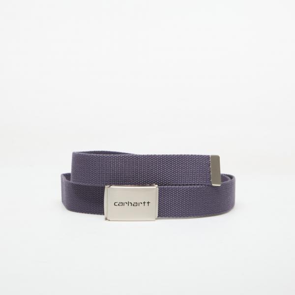 Pásek Carhartt WIP Clip Belt Chrome Shady Purple Universal
