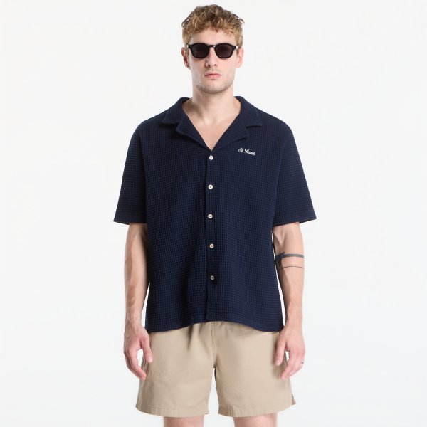 Košile MC2 Saint Barth Menton Shirt Cotton Waffle XL