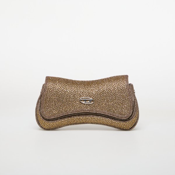 Kabelka Diesel Play Small Crossbody Bag With Crystal Bronze Brown Universal
