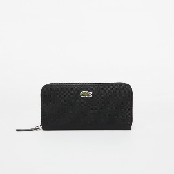 Peněženka Lacoste L Zip Wallet Black Universal
