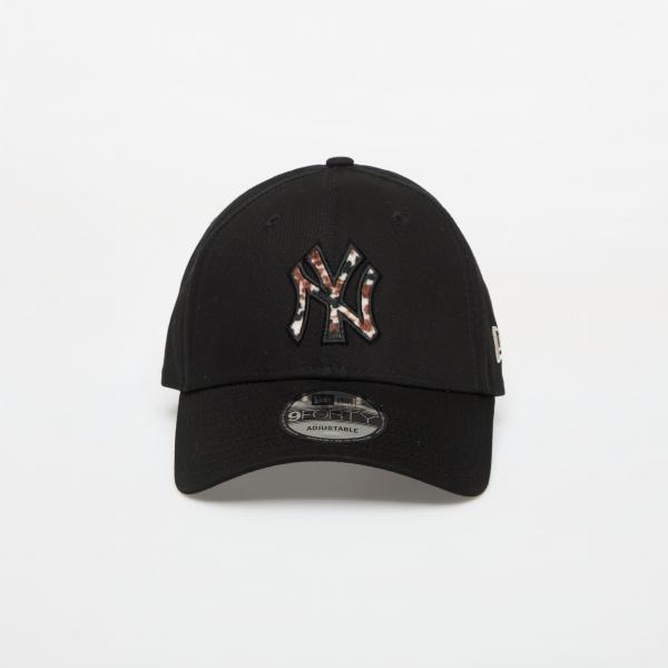 Kšiltovka New Era 9FORTY MLB Faux Pony Infill New York Yankees Black/ Ivory Universal