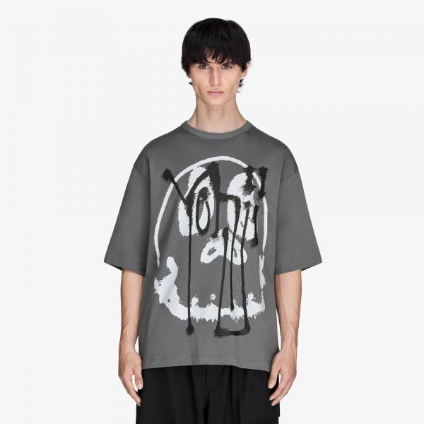 Tričko Y-3 Chito Graphic Short Sleeve Tee UNISEX Grey Five S