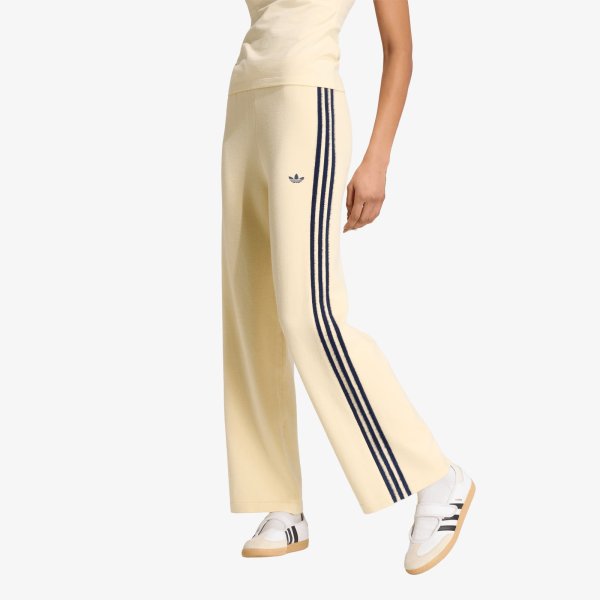 Tepláky adidas Knit Firebird Track Pants Warm Vanilla/ Night Indigo S