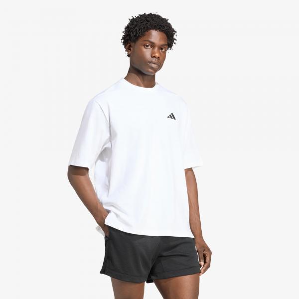 Tričko adidas Primelift Essentials Workout Graphics Tee White L