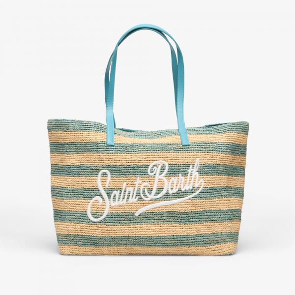 Kabelka MC2 Saint Barth Raffia City Bag Stripes Universal