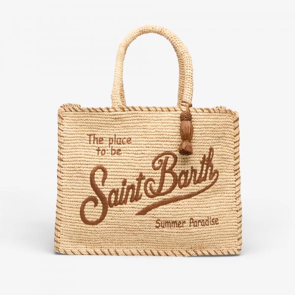 Kabelka MC2 Saint Barth Vanity Raffia Bag Border Universal