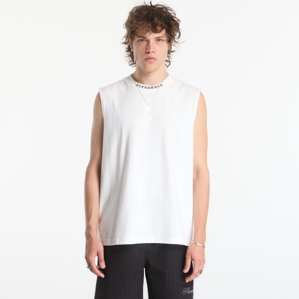 Tričko PLEASURES Sorrow Sleeveless Shirt White XXL