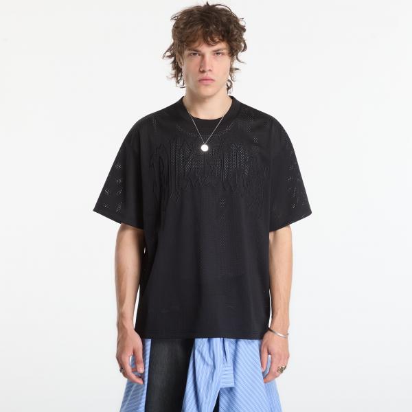 Tričko PLEASURES Twitch Mesh Shirt Black L