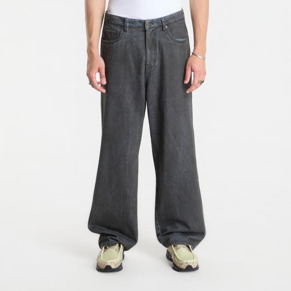 Džíny PLEASURES Spray Formula Baggy Jeans Black 32