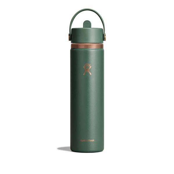 Láhev Hydro Flask 710 ml Wide Flex Straw Cap Forest Green Arc 710 ml