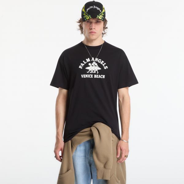 Tričko Palm Angels Surf Men Regular Tee Black/ Off White XL