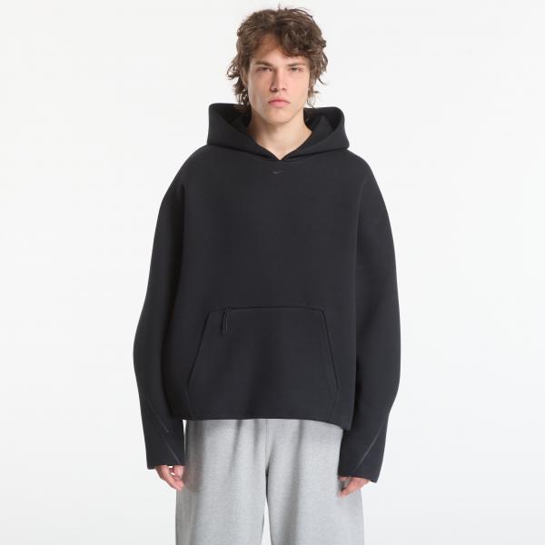 Mikina Nike Tech Men's Fleece Pullover Hoodie Black/ Black L