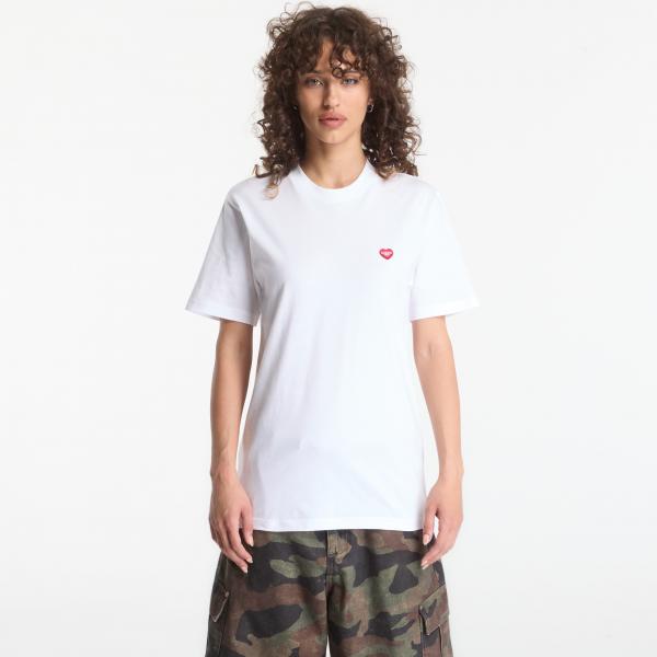 Tričko Carhartt WIP S/S Small Heart T-Shirt UNISEX White/ Red L