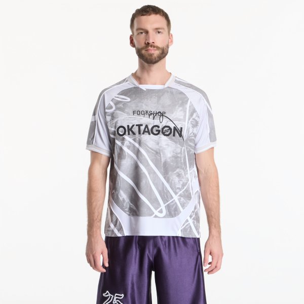Dres Footshop x Oktagon Jersey White M