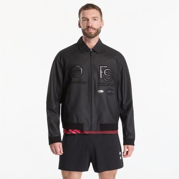 Bunda Footshop x Oktagon Leather Jacket Black XS