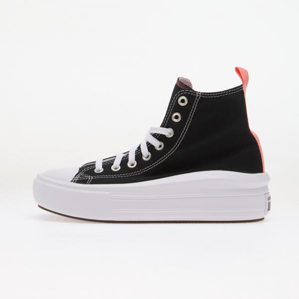 Tenisky Converse Chuck Taylor All Star Move Hi Black/ Pink Salt/ White EUR 38