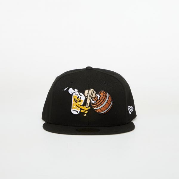 Kšiltovka New Era 59FIFTY MLB Theme Night West Michigan White Caps Black 6 7/8