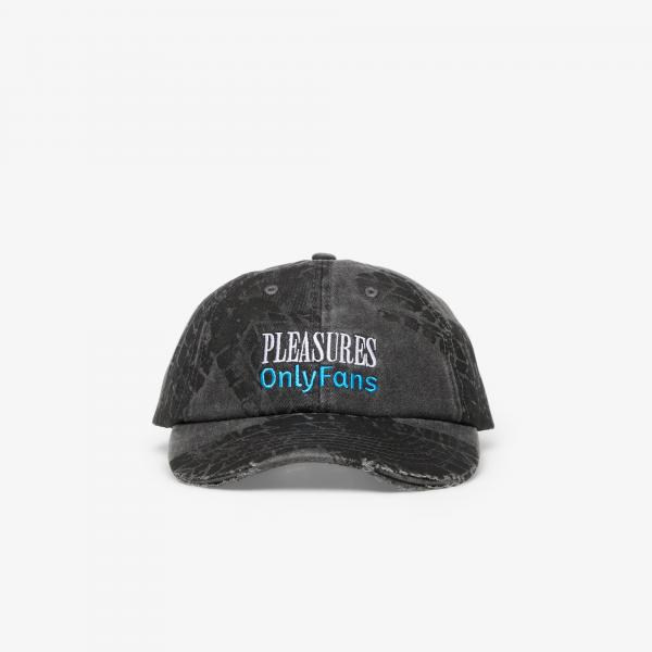 Kšiltovka PLEASURES x OnlyFans Lockup Hat Black Universal